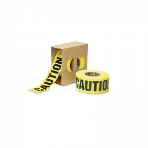 Custom printed reinforced woven construction barricade tape