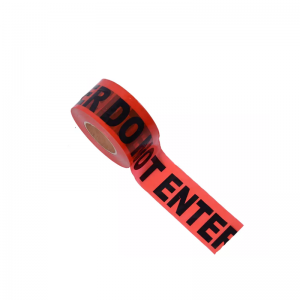 China supplier red industrial barricade tape