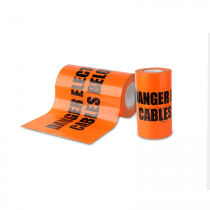 Customize PE Underground Cable Caution Warning Barrier Tape Marker Barricade Tape