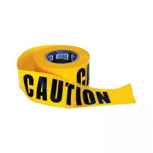 Wholesale high quality free sample PE caution safety barrier tape custom