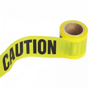 Custom color pre cut warning pe caution tape