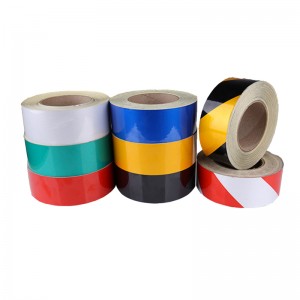 Factory direct conspicuity acrylic high light waterproof safety adhesive trucks checkered reflective tape