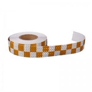 Hot sell custom traffic vehicle conspicuity self-adhesive high visibility warning PVC reflective tape